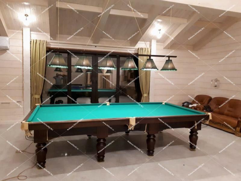 Бильярдный стол Барон II 12 футов д. Селевино