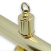 Бильярдный светильник Престиж 2 плафона (золотой, золотая штанга)