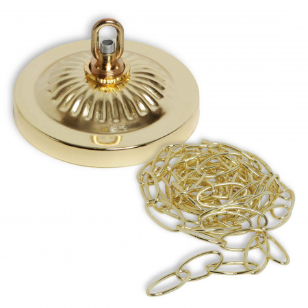 Бильярдный светильник Кроун 1 плафон (золотой)
