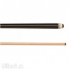Бильярдный кий для русского бильярда Орлеан двухсоставной, 15 запилов (черный граб, падук, граб)