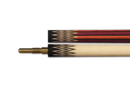 Бильярдный кий для русского бильярда Профи двухсоставной (палисандр, амарант, розвуд, эбен, граб)