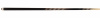 Кий для русского бильярда двухсоставной (черный граб, белый граб) 13 запилов