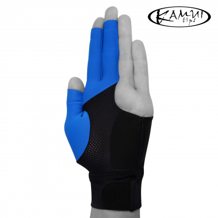Бильярдная перчатка KAMUI 2016 синяя (S, XL)