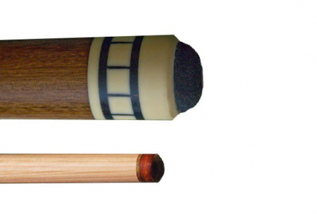 Кий ручной работы Классика мастера Варламова двухсоставной, сукупиру, лимон, 14 запилов